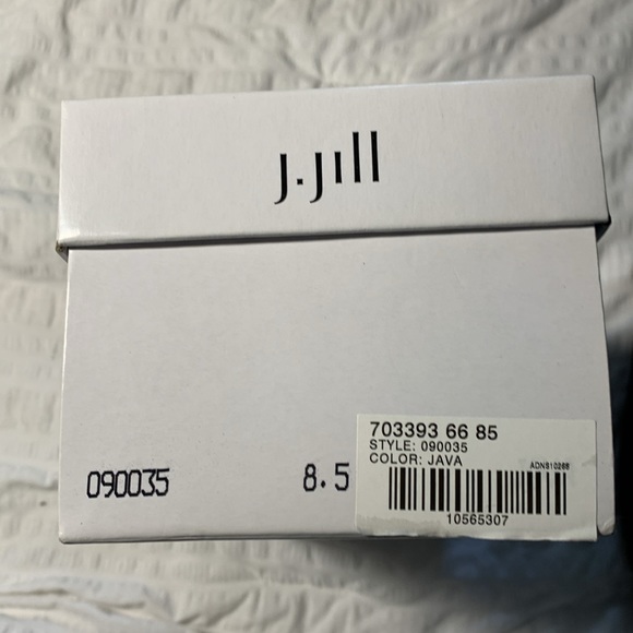 J JILL Dark Brown Suede Cutout Rounded Toe Flats - Picture 9 of 10